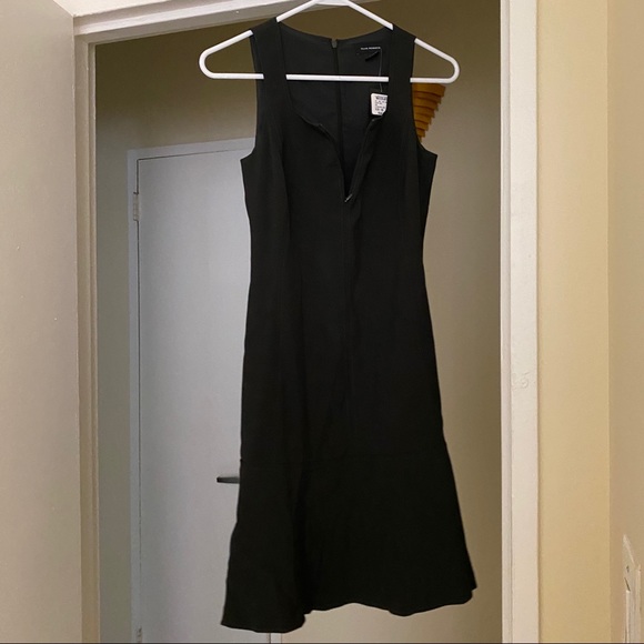 Club Monaco Dark Olive Green A Line Dress - Picture 5 of 9